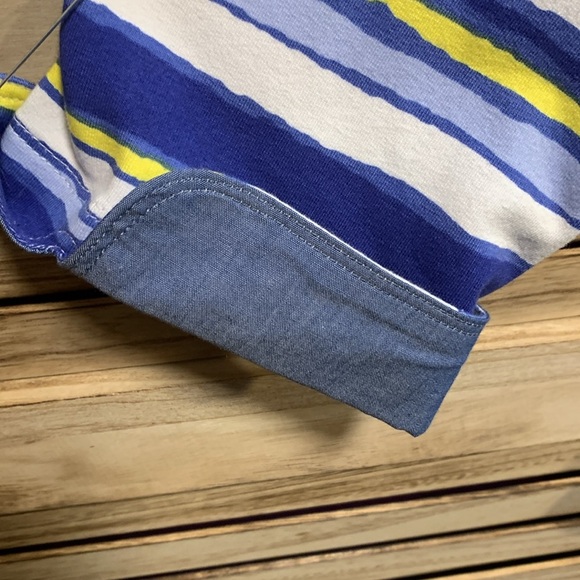 T by Talbots Zip Up Jacket Blue Yellow Blue With Cuffs 1X - Picture 5 of 11